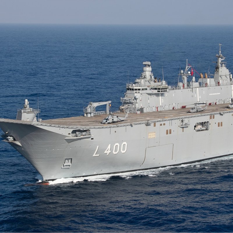 TCG Anadolu’da bir ilk meydana geldi