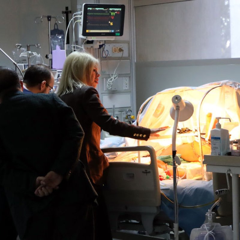 "Kaza sonucu uzuvları kesilen yaralılar,: on saatlik bir süreçte operasyona alındı"