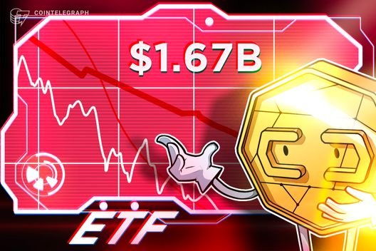 Bitcoin ETPs post largest 2026: outflow as crypto funds bleed $1.67B