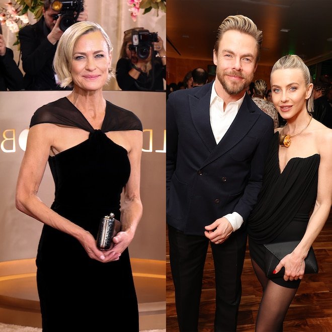 Robin Wright, Derek Hough ile kız kardeşi Julianne Hough'un evli olduğunu düşündü