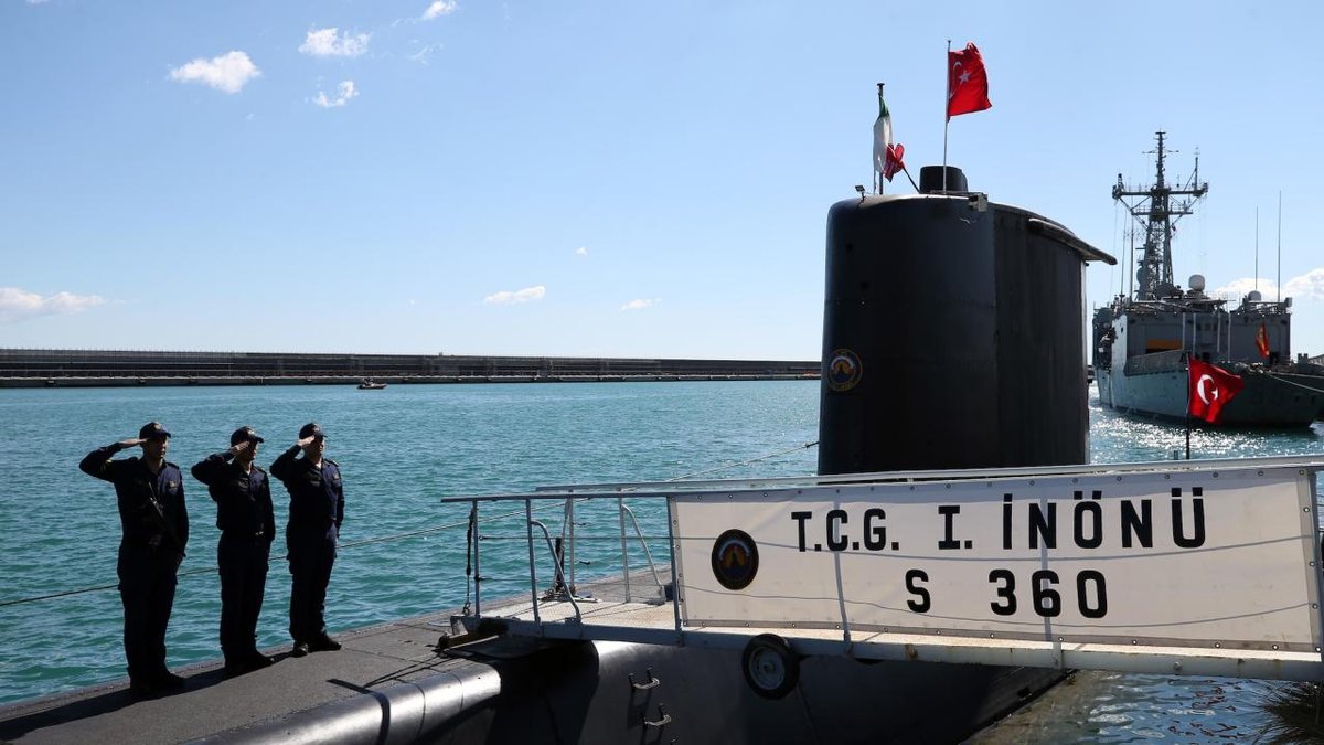 TCG 1. İnönü denizaltısı, hünerlerini NATO tatbikatında gösterecek