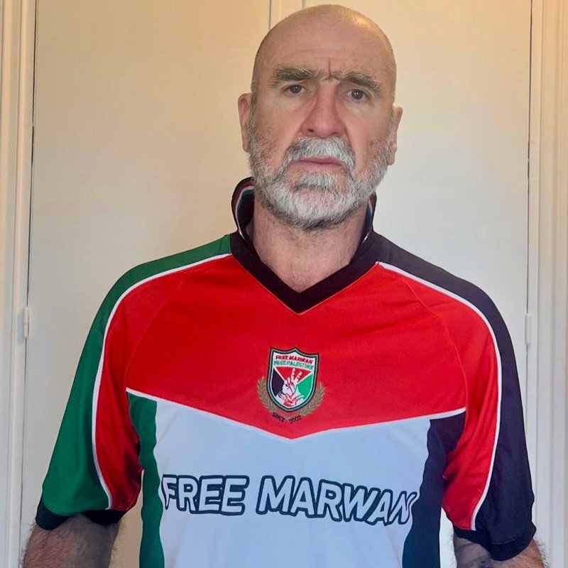 Cantona'dan Barguti için tasarlanan formaya destek!