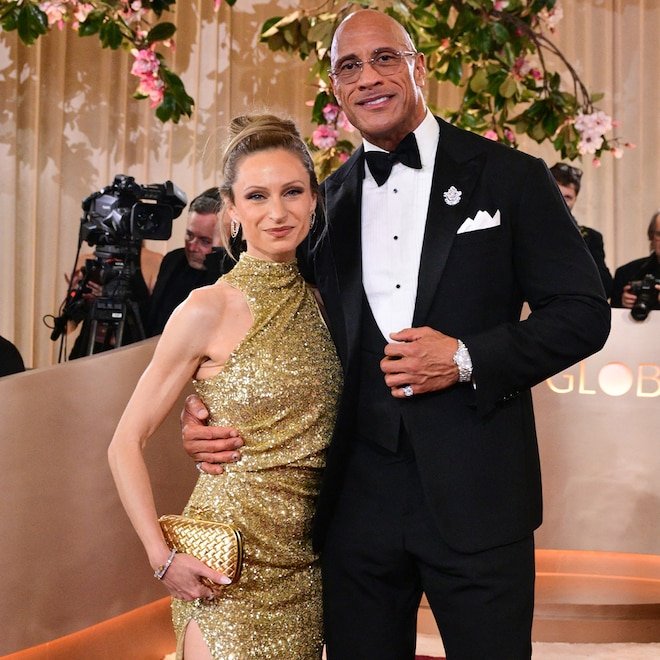 Dwayne Johnson ve Lauren Hashian, Altın Küre: Töreni'nde Nadir Bir Gece Yemeği Keyfi Yaşadı