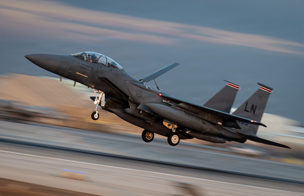 F-15E Strike Eagles, deployed during Operation Epic Fury, can fly 2.5 times the speed of sound. Take a closer look.