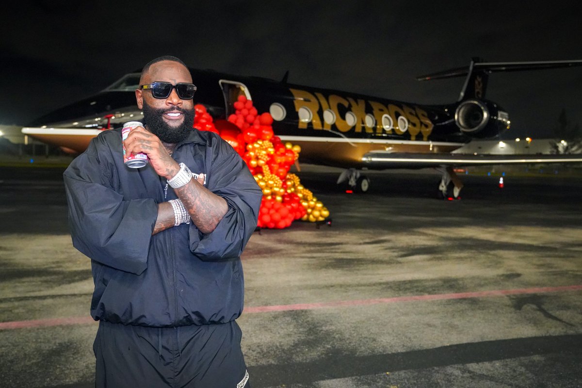 We've got a new in-flight Starlink fan: Rick Ross