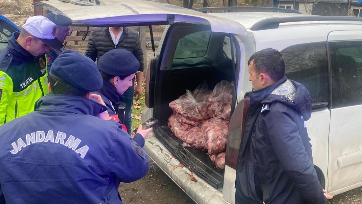 Zonguldak'ta 450 kilo bozuk gıda maddesi bulundu