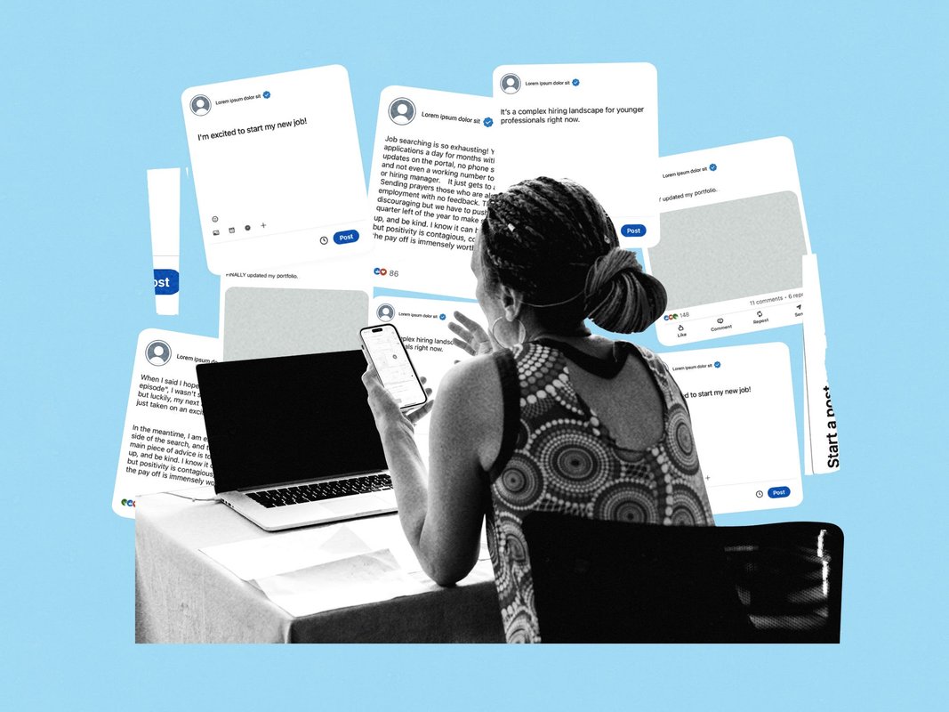 Everyone hates performative LinkedIn posts. Workers feel: like they have to write them anyway.