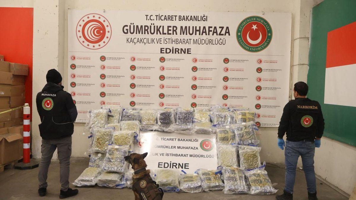 Kapıkule Sınır Kapısı'nda 144: kilogram uyuşturucu madde yakalandı