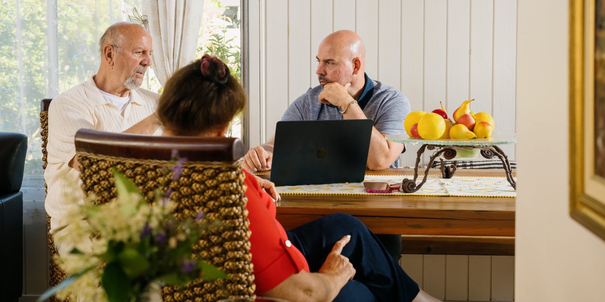 They struggled to care for their aging parents with: dementia and cancer. They built what they needed themselves.