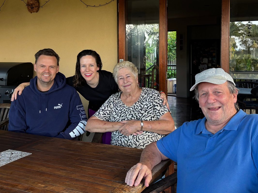 My family of 5 moved in with my parents. We pitch in with household bills and cooking, and we give each other space.