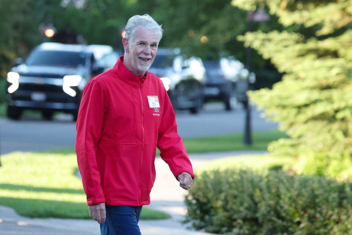 Reed Hastings says AI may push CEOs to cut their workforce in half — or expand their reach