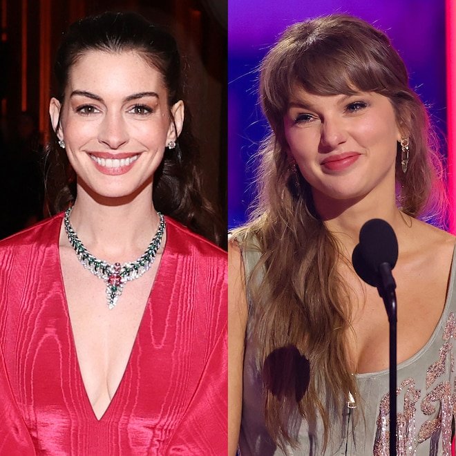 Anne Hathaway Reveals Sweet Note She Got From "Magical" Taylor Swift