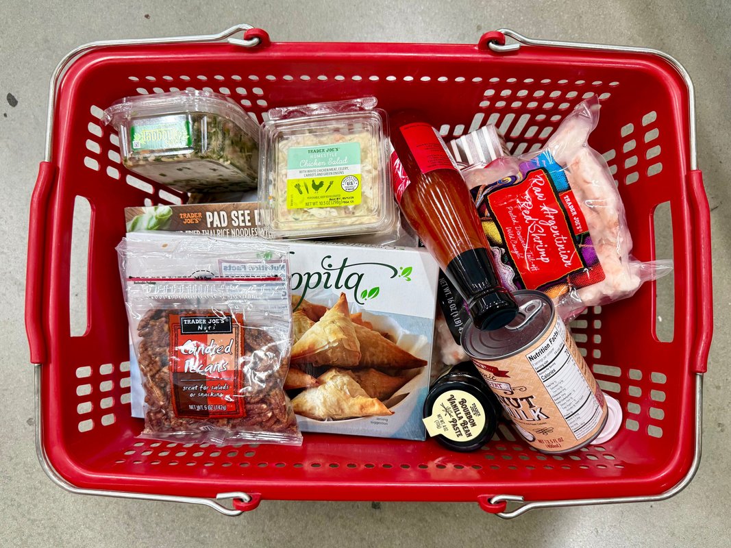 I'm recently single and love shopping at Trader Joe's. These: 9 items make cooking for one less of a headache.