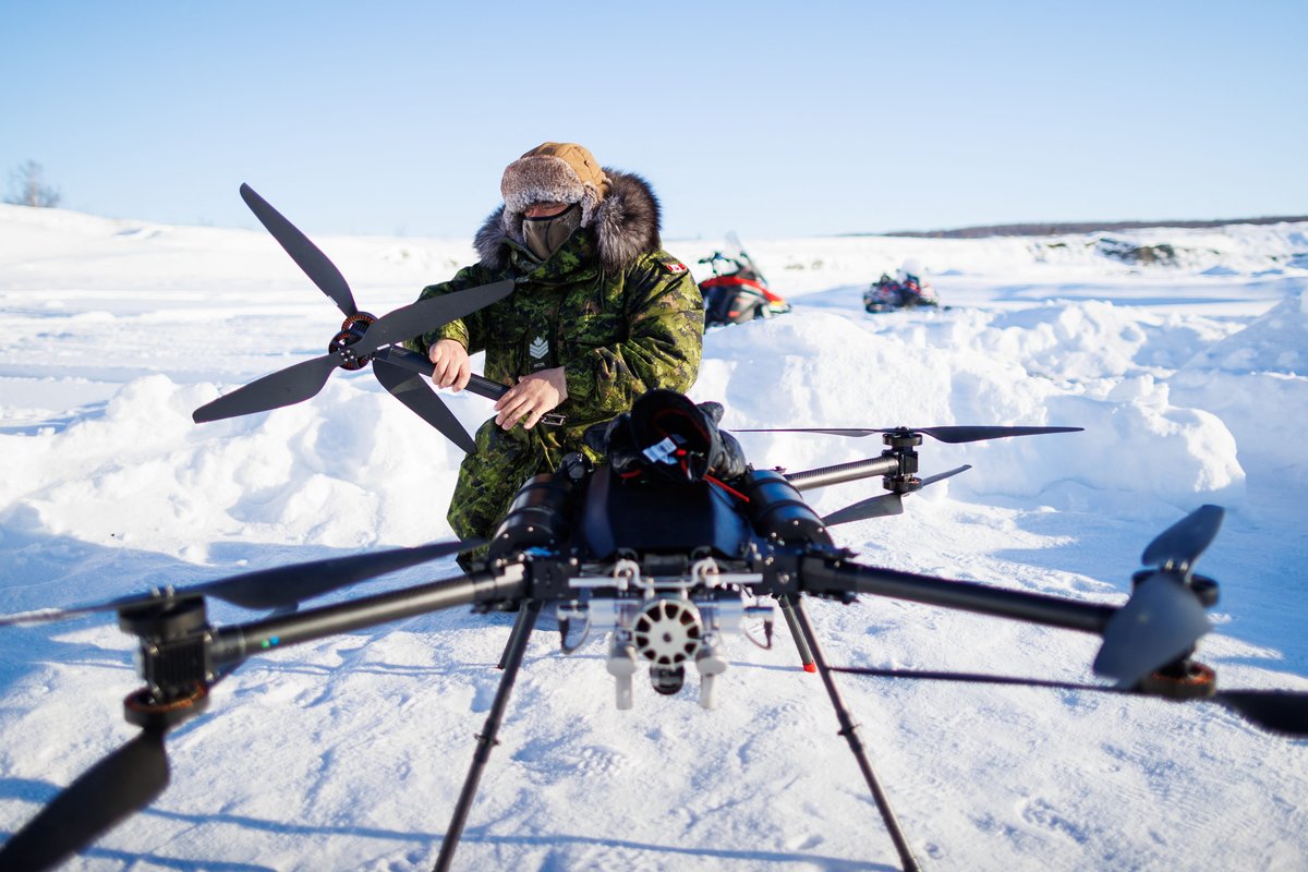 Drones are key to protecting the Arctic where humans can't,: but getting them to work in the cold is a challenge