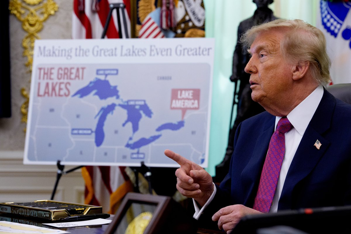 All the places the Trump administration has renamed in his second presidency, from the Gulf of Mexico to Lake Ontario