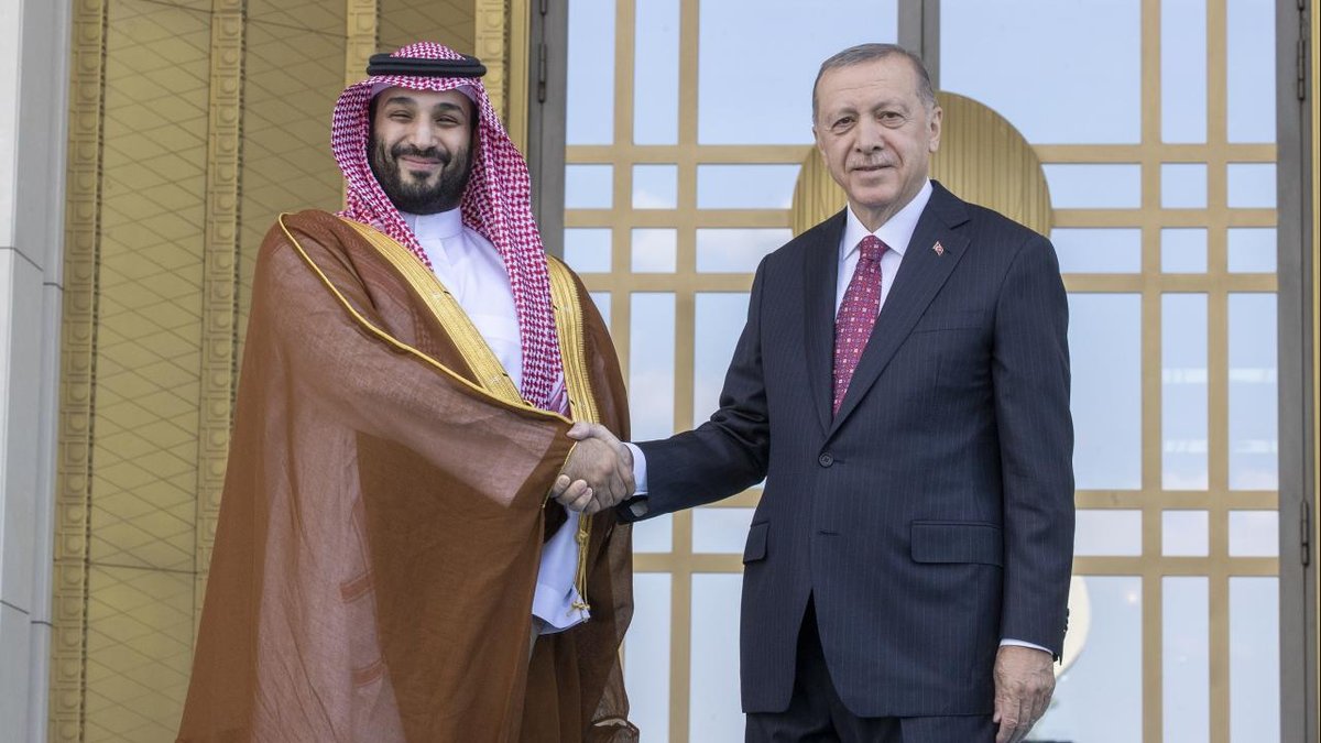 Cumhurbaşkanı Erdoğan, Suudi Arabistan'ın Veliaht: Prensi Selman ile bir araya geldi.