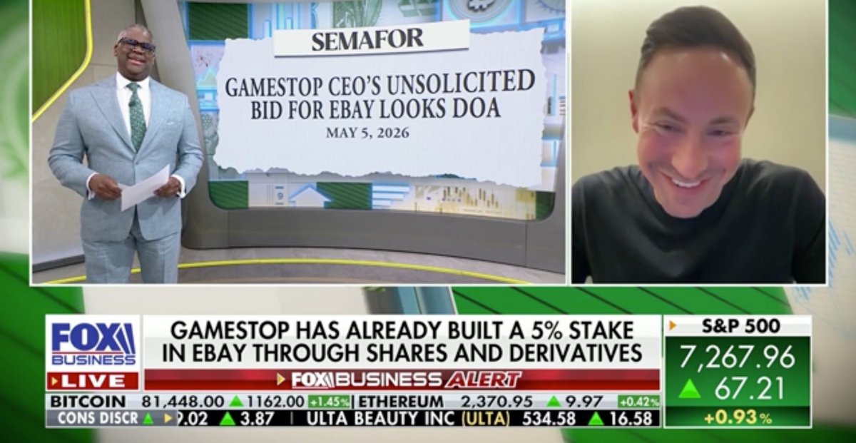 GameStop CEO Ryan Cohen is all smiles in first televised interview since bizarre CNBC appearance