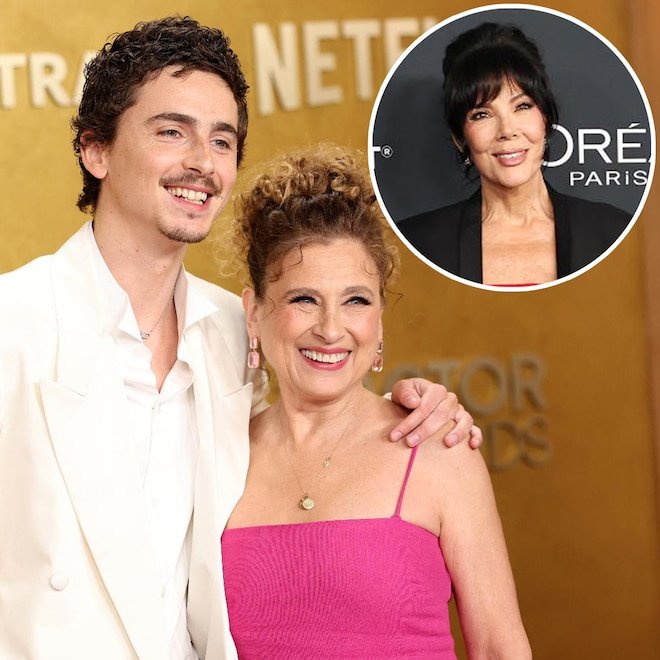 Kris Jenner Sends Love to: Timothée Chalamet's Mom After Actor Awards