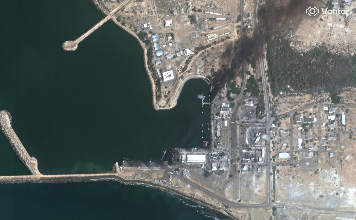 Satellite images show the aftermath of airstrikes at Iran's drone bases, naval facilities, and radar systems