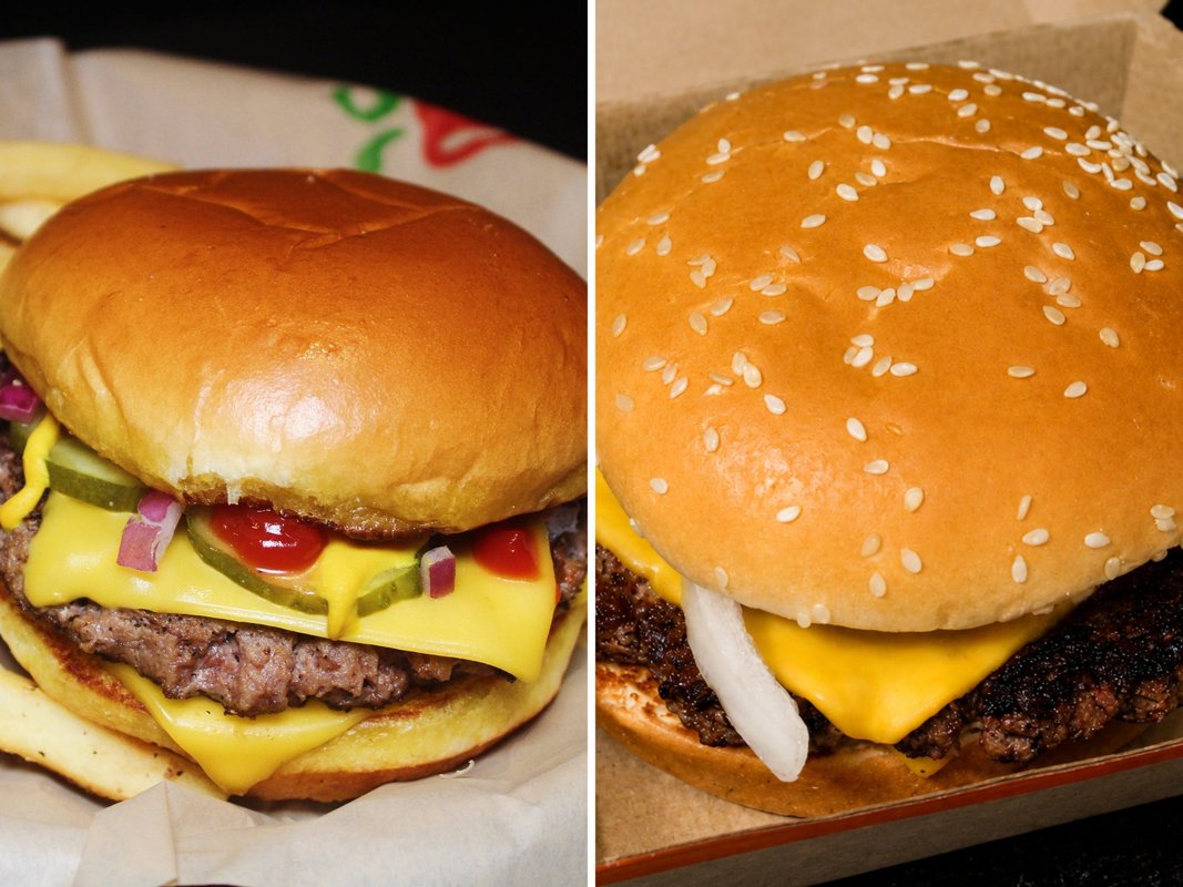 I compared Chili's Big QP cheeseburger and McDonald's Quarter Pounder. One was a better value.