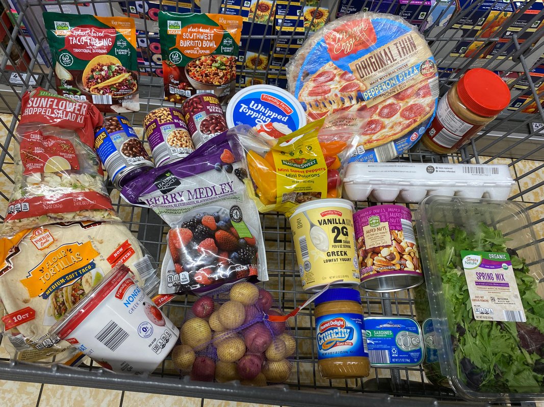I'm a dietitian married to a personal trainer. Here are 10 of our favorite groceries to buy at Aldi.
