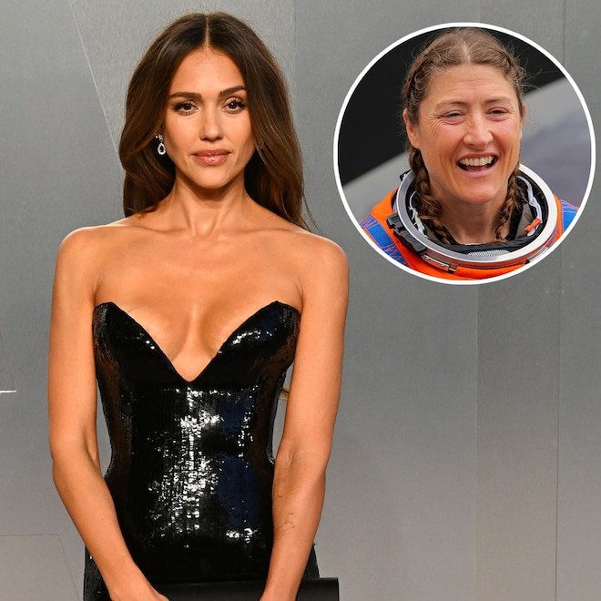 Jessica Alba Reacts to Artemis: II Astronaut Wanting Products in Space