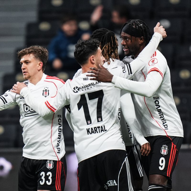 "Beşiktaş, kupada iki maçta iki galibiyet elde etti!"
