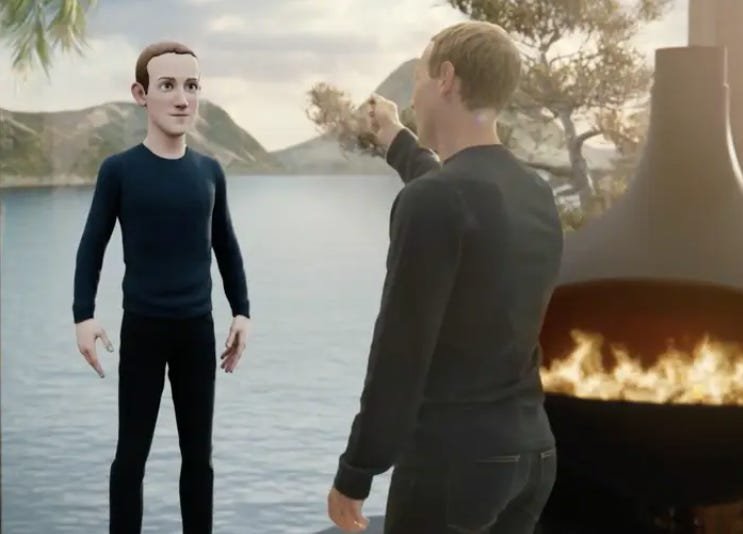 You're laughing. The metaverse is dying, and you're laughing.