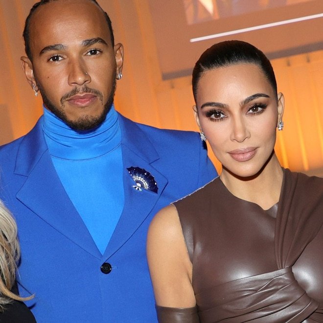 Kim Kardashian & Lewis Hamilton's PDA Photo Will Get Your Heart Racing