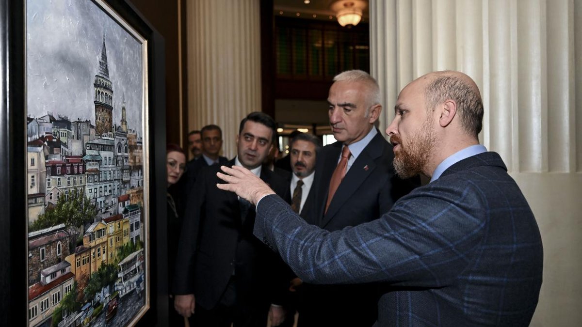 "Evvel Bir Mirasın İzinde temalı karma sergi, Millet Kütüphanesi'nde ziyarete sunuldu"