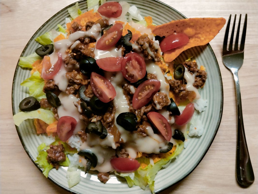 Holidays and milestones were hard to celebrate after my husband died. A taco salad helped us break through the pain.