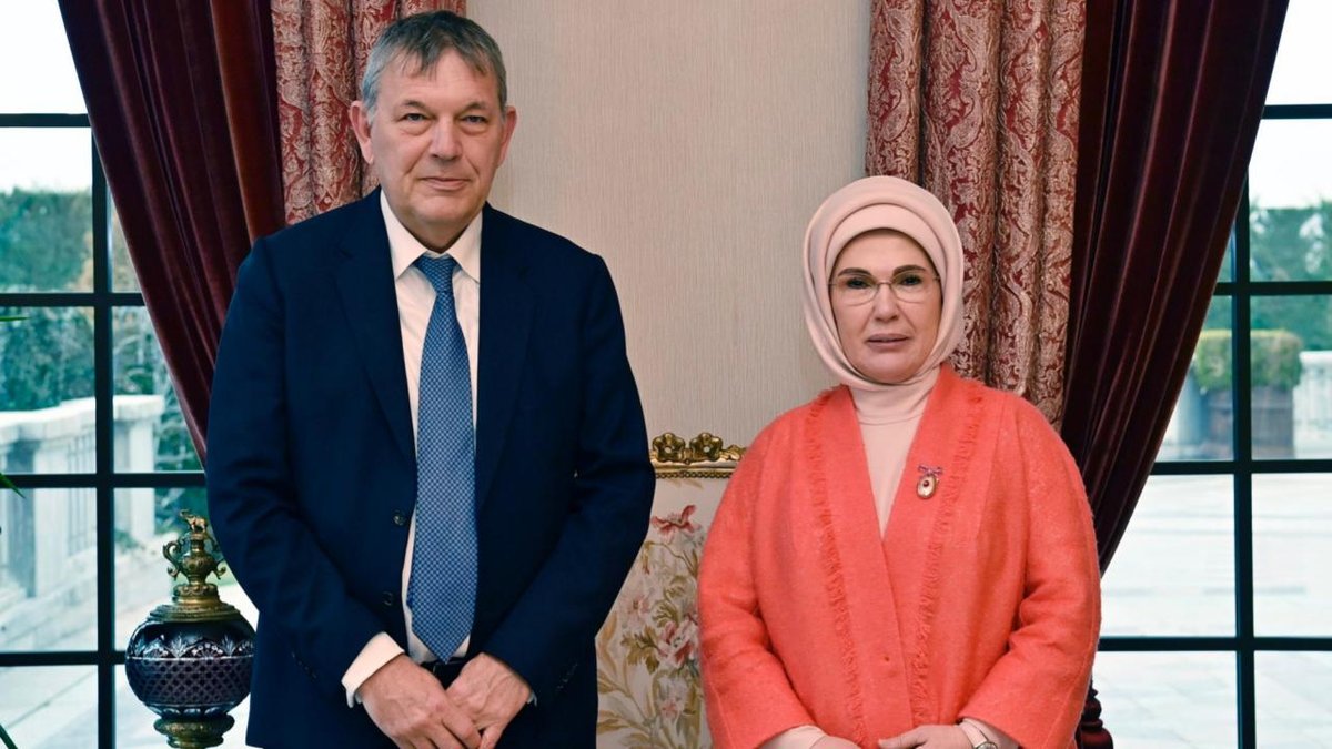 Emine Erdoğan, UNRWA Genel Komiseri Lazzarini ile bir araya geldi