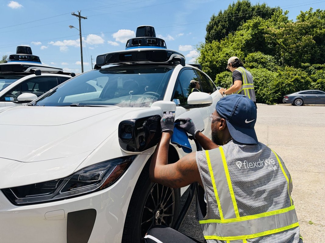 They were Lyft drivers. Now they're cleaning Waymos.