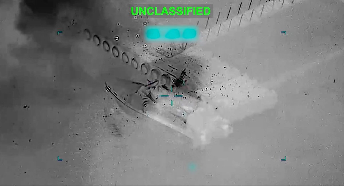 US forces say they're attacking small boats that Iran uses to lay mines in the Strait of Hormuz