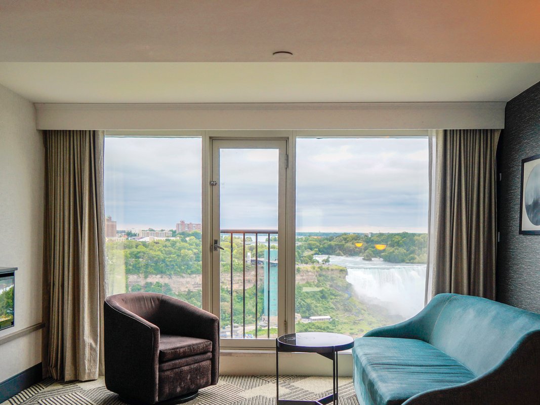 I paid $1,000 for 2 nights in a hotel: room facing Niagara Falls. It was totally worth it.