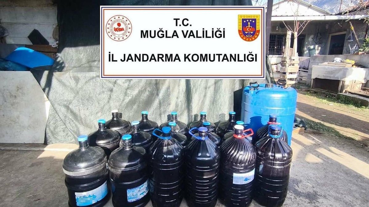 Muğla'da Bir Tondan: Fazla Kaçak İçki Yakalandı