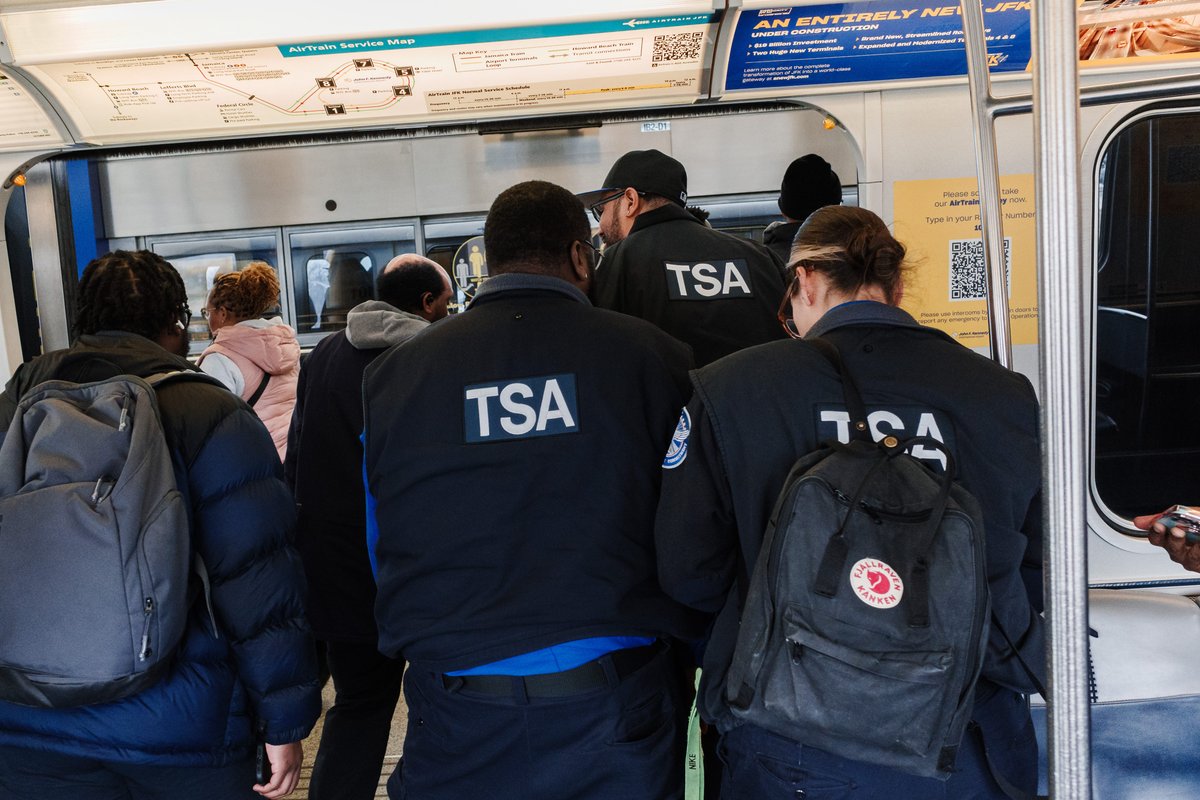 The largest federal workers union says 'untrained,: armed' ICE agents should not replace TSA