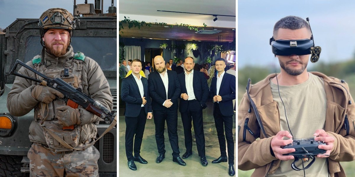 They sang in the same band. Drone warfare gave them whole new professions.