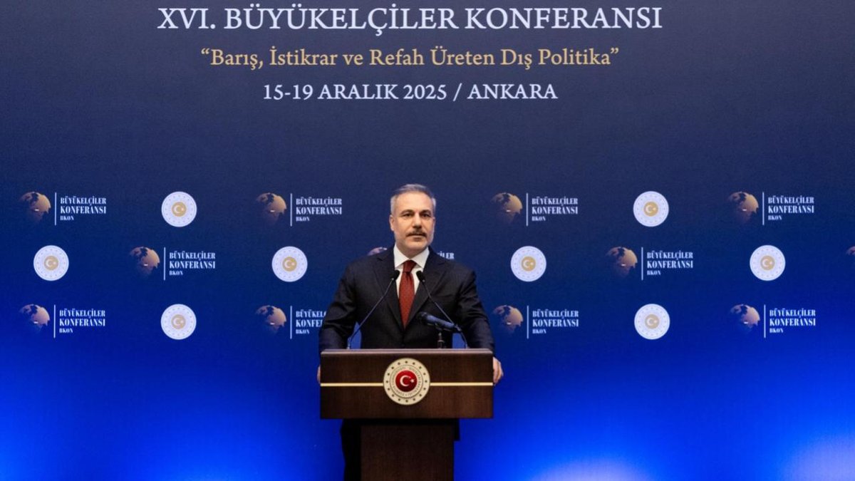 "Bakan Fidan, 16. Büyükelçiler Konferansı ile ilgili bilgi verdi"