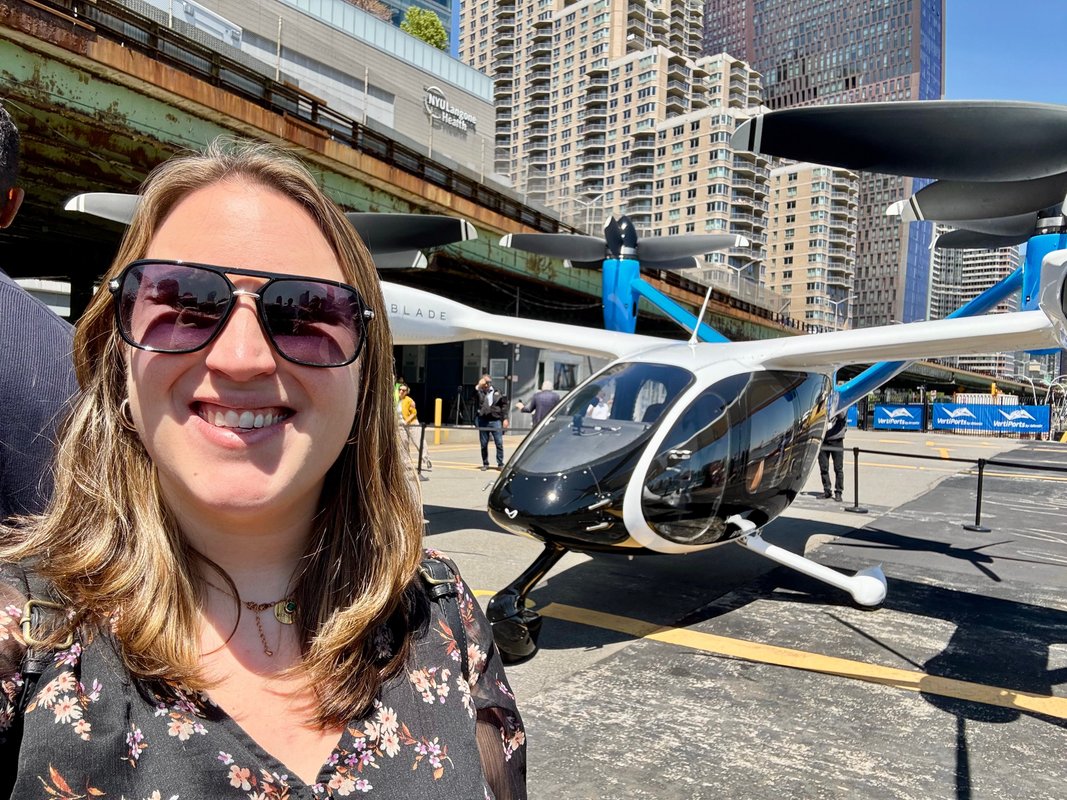 The future of aviation may be this Jetsons-like air taxi. I saw it fly over NYC for the first time.