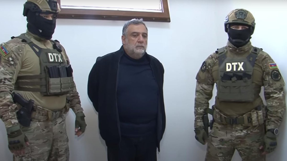 Karabağ'daki sözde rejimin eski yöneticisi Vardanyan'a 20 yıl hapis