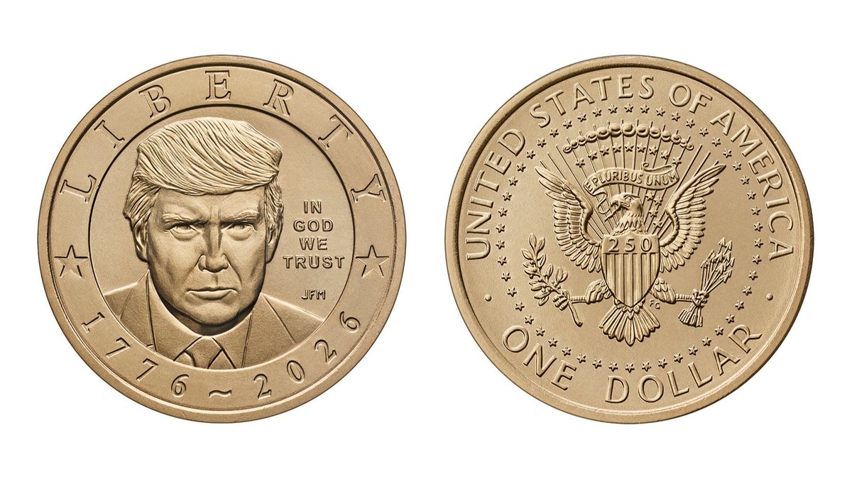 The US Mint says it's making a $1 coin with Trump's face on it
