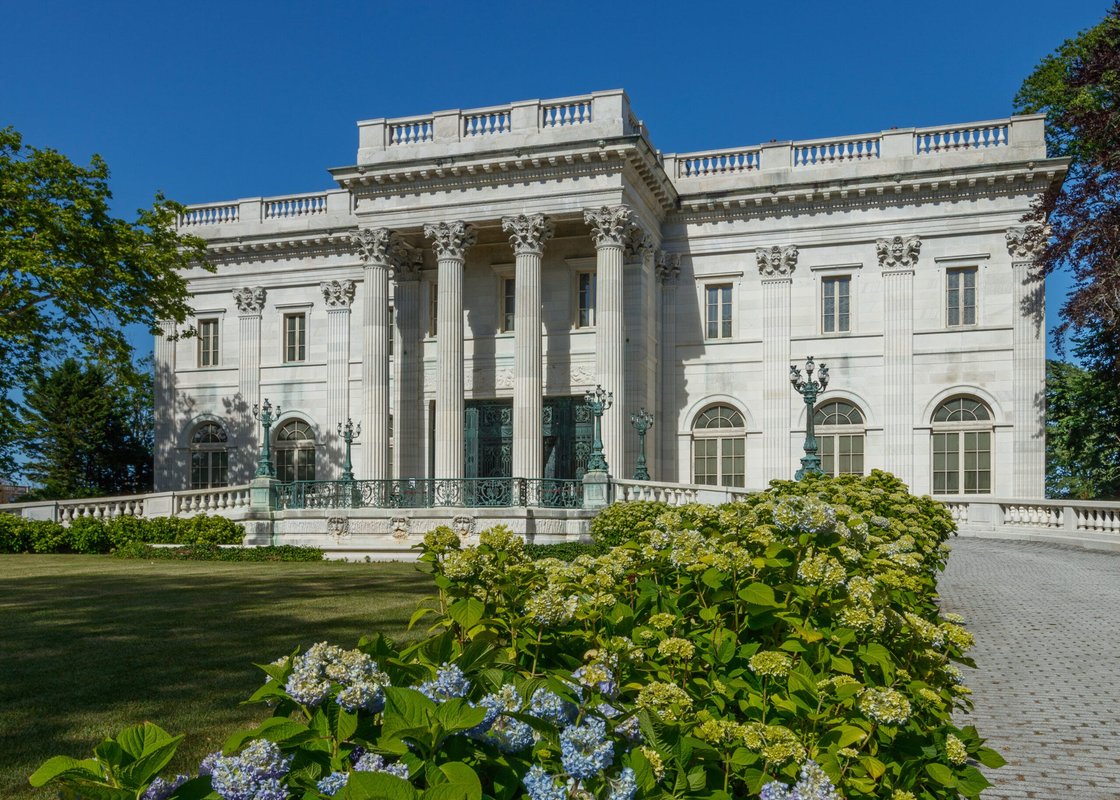 See inside Marble House, Alva Vanderbilt Belmont's 140,000-square-foot Newport mansion that appears in 'The Gilded Age'