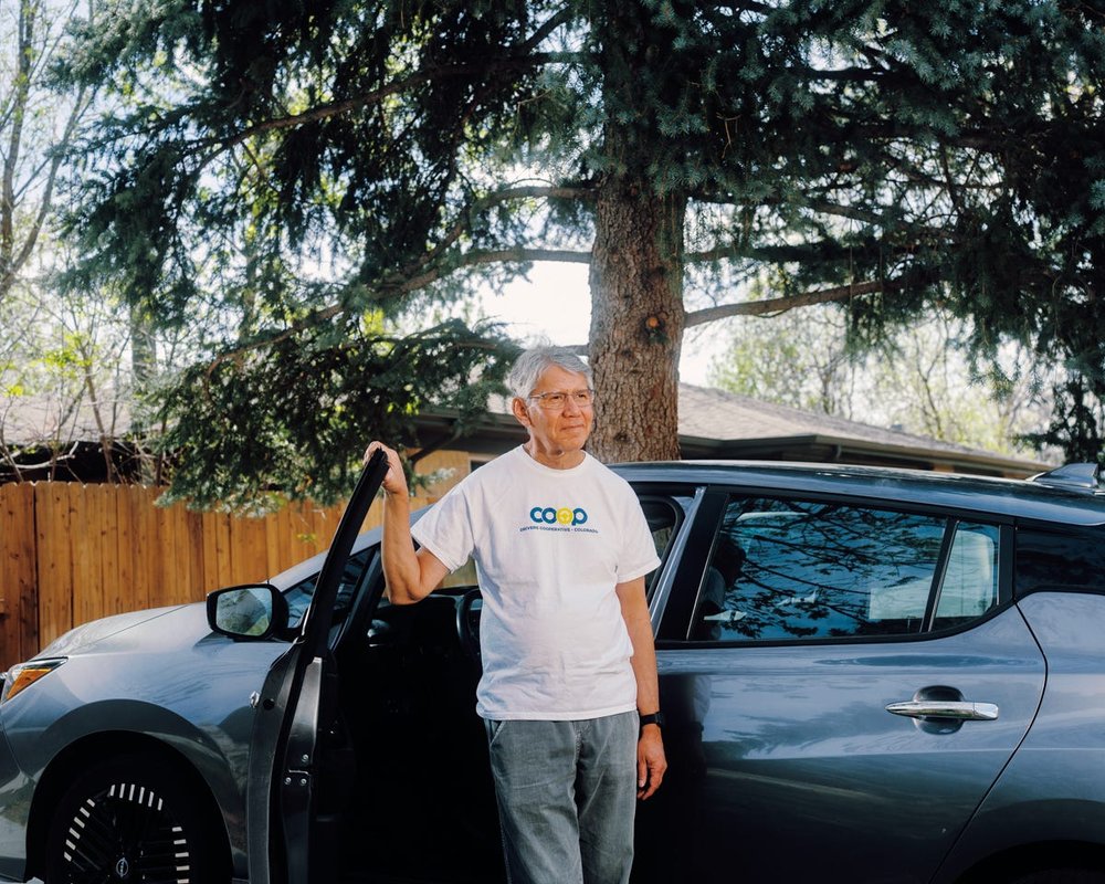 I drive for a ride-hailing cooperative for extra cash instead of Uber or Lyft