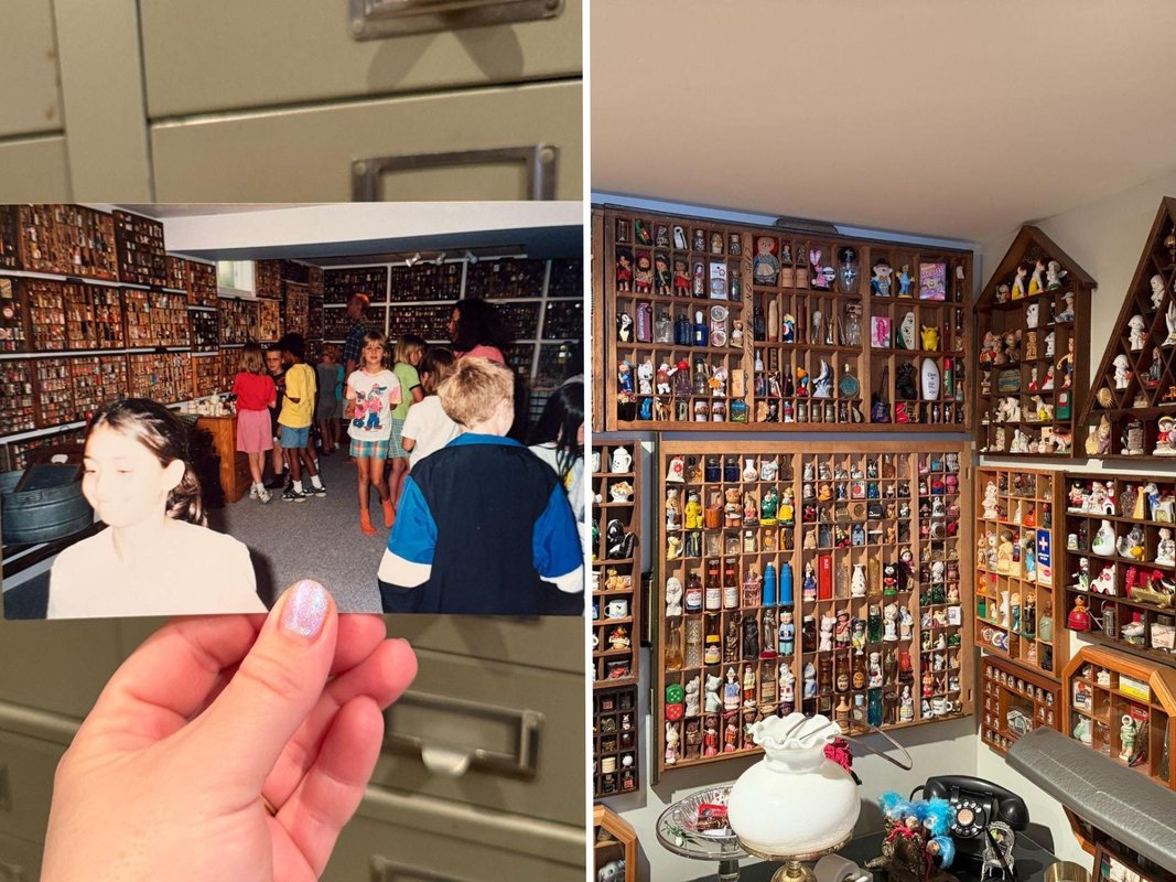 My mom has been collecting miniatures for 50 years. They have taken over our 1000-square-foot basement.