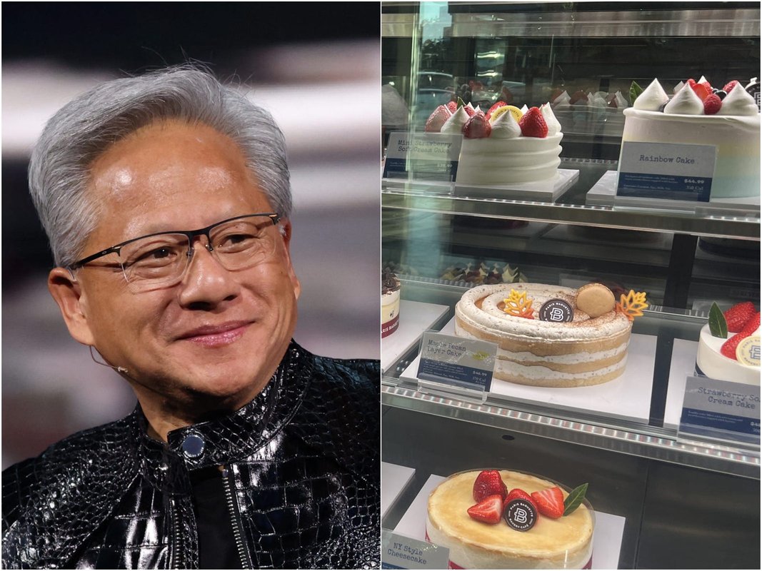 You can't cop Jensen Huang's GPUs but you can eat the same cake he got for his birthday at work