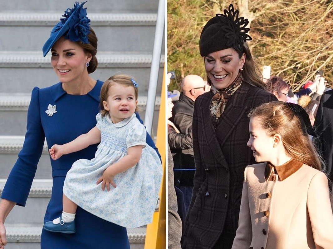 "Kate Middleton ve Prenses Charlotte'un: Uyumlu Kıyafet Giydiği 21 Farklı An"