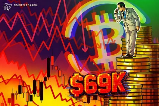 Bitcoin fiyatı, 69.000 dolarlık düşüşle 15 aylık boğa piyasası kazançlarını silmiş durumda.