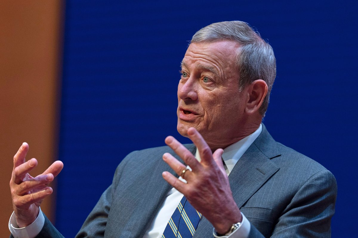 Chief Justice John Roberts says in the age of: AI 'it's going to be really tough for young lawyers'