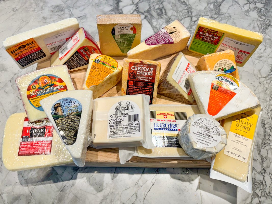 I tried and ranked every cheese I could find: at Trader Joe's. I'd buy almost all of them again.